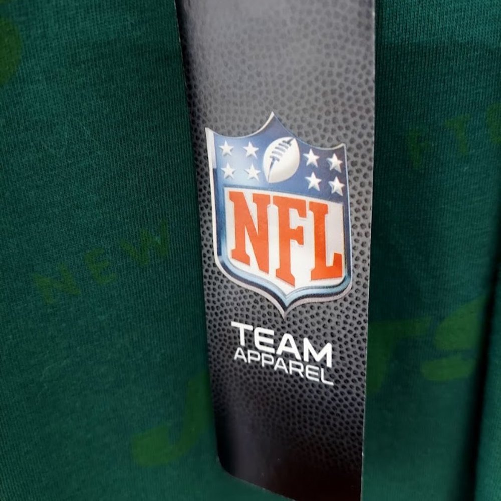 New York Jets Men's T-Shirt Large Green NFL Team Apparal New York Jets Shirt New - Picture 6 of 10